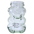 12 oz Glass Bear Honey Jar