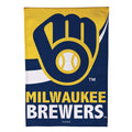 Milwaukee Brewers Burlap House Flag