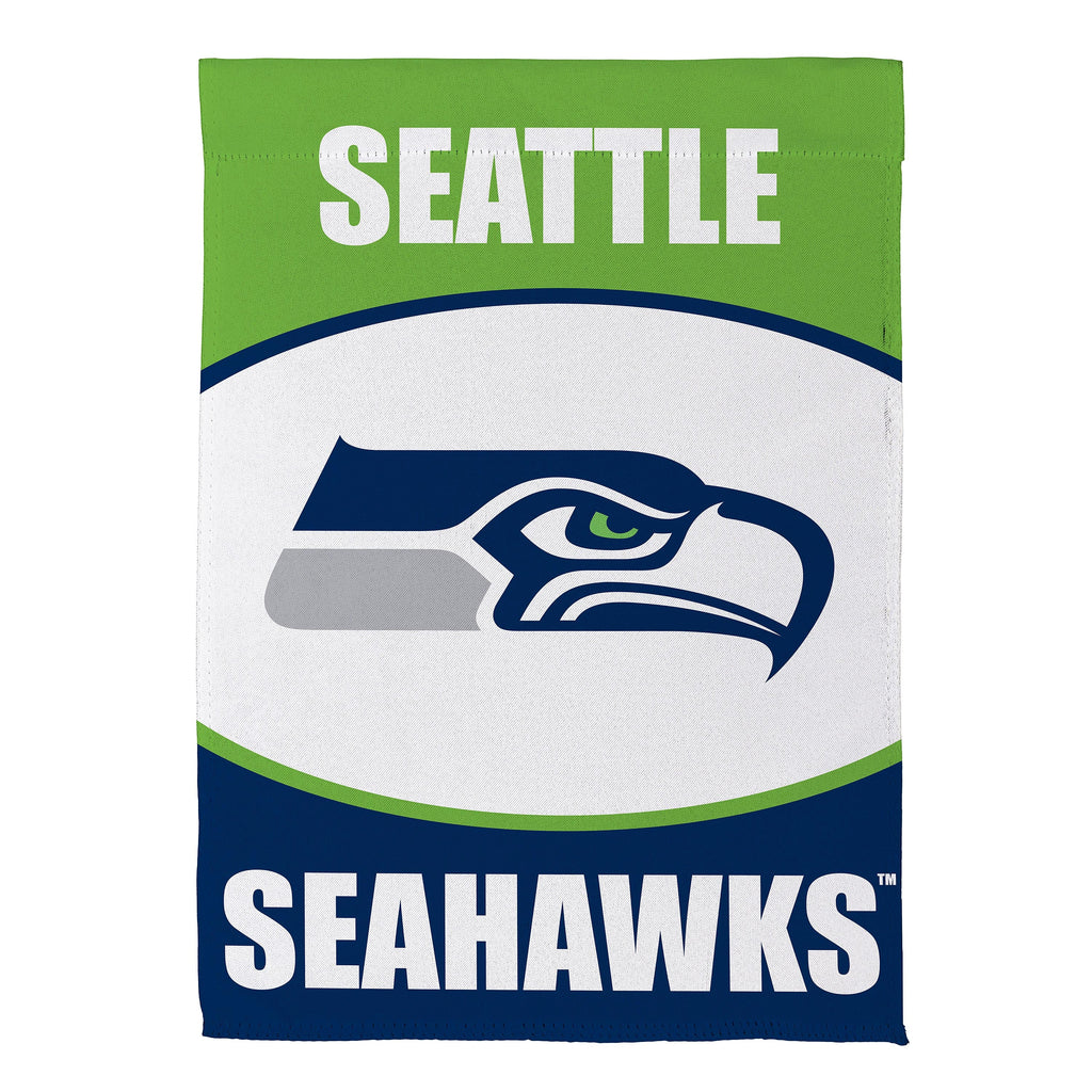 Seattle Seahawks Suede Garden Flag