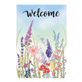 Wildflower Season Applique House Flag