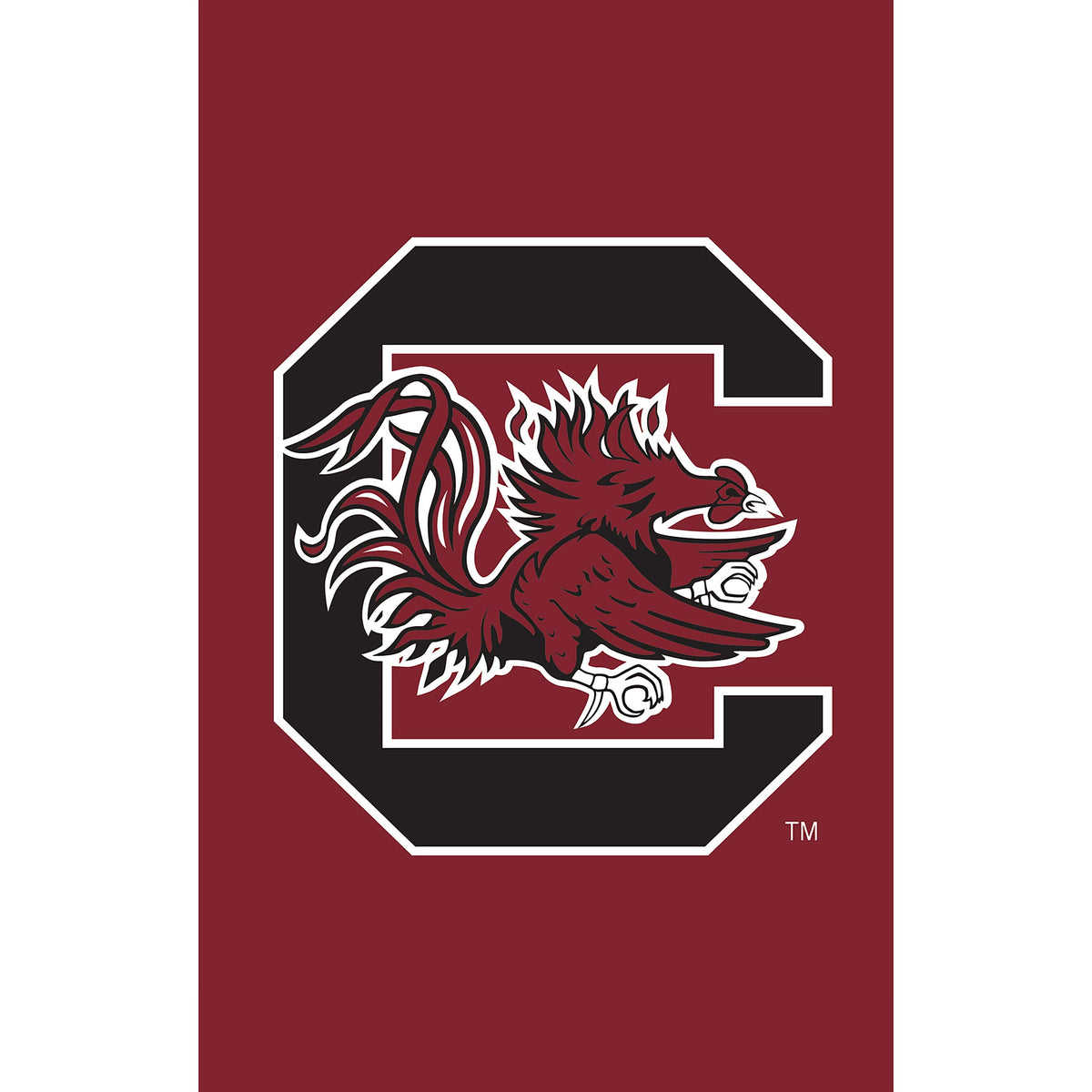 University of South Carolina Applique Garden Flag