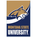 Montana State University Burlap Flag House Size