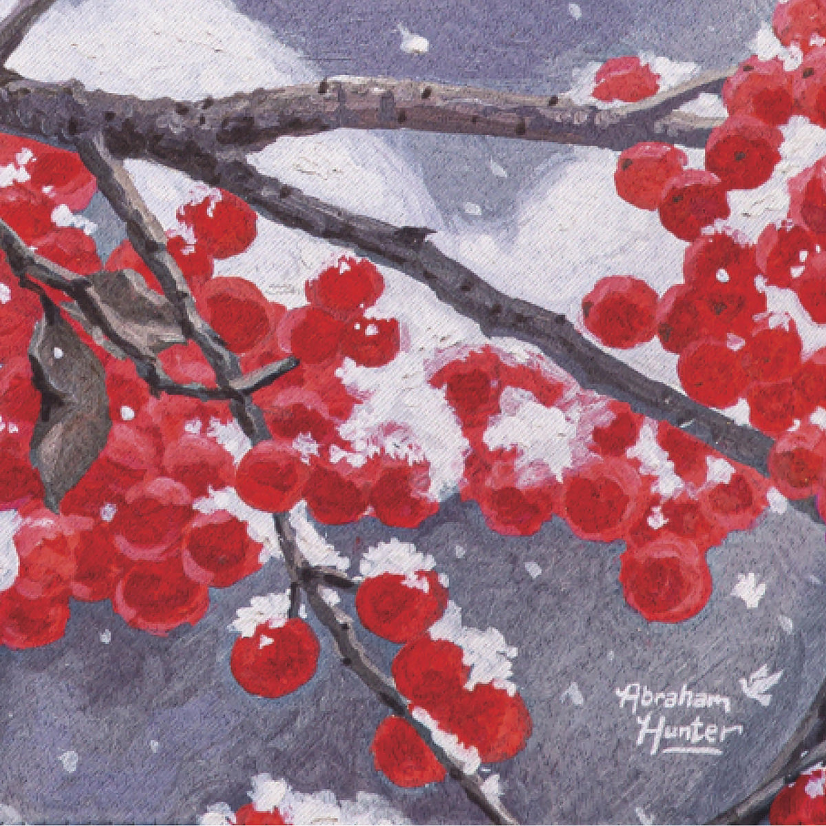 Red Cardinal Suede Garden Flag