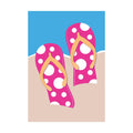 Flip Flop Basic Applique Garden Flag