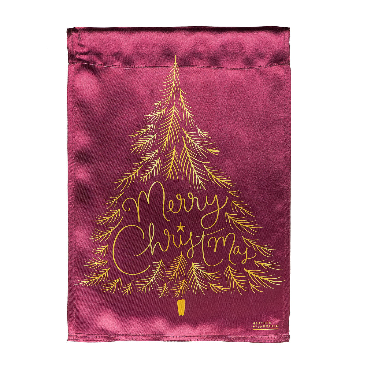 Trees Reversible Lustre Garden Flag