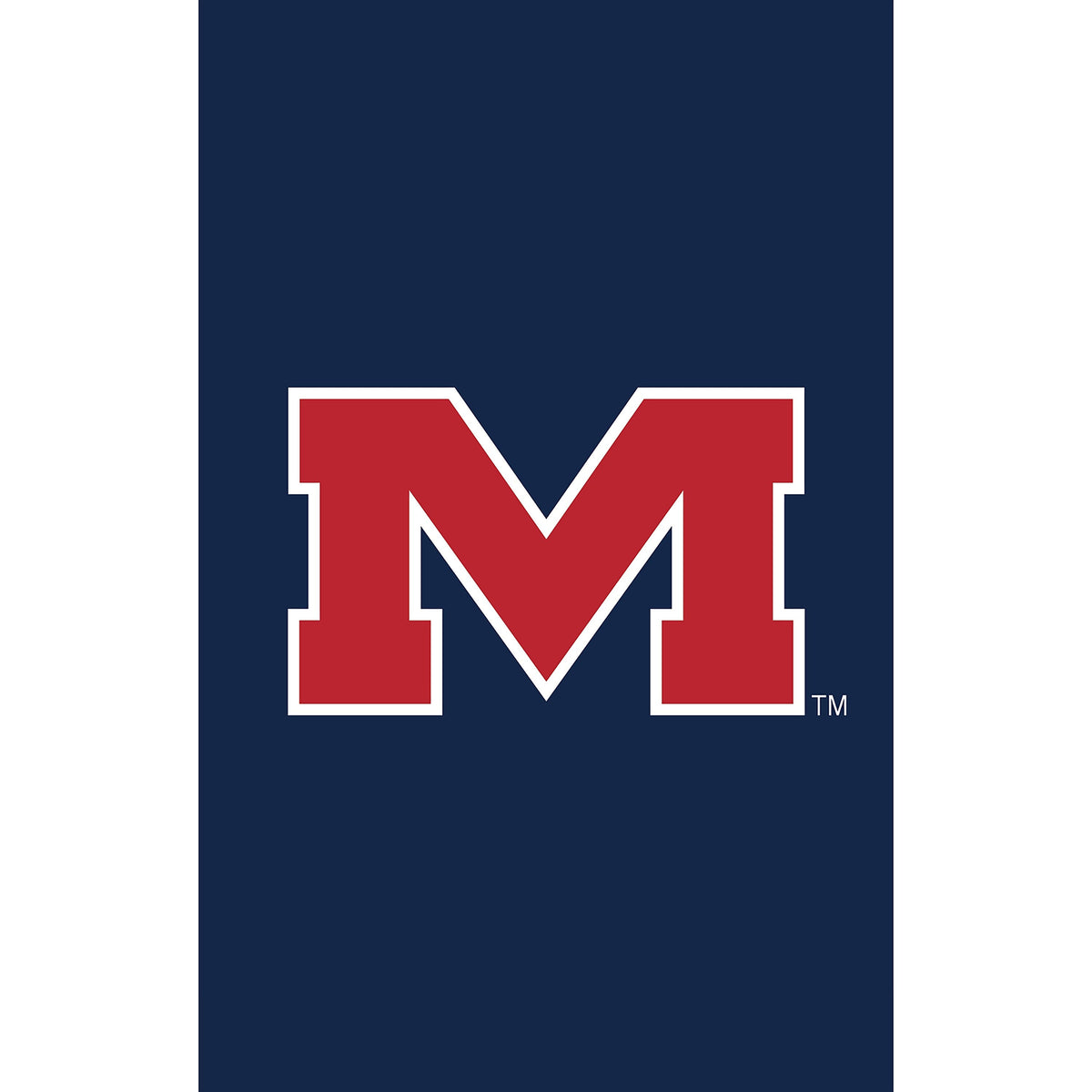 University of Mississippi Applique House Flag