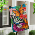 Mother Monarch Suede House Flag