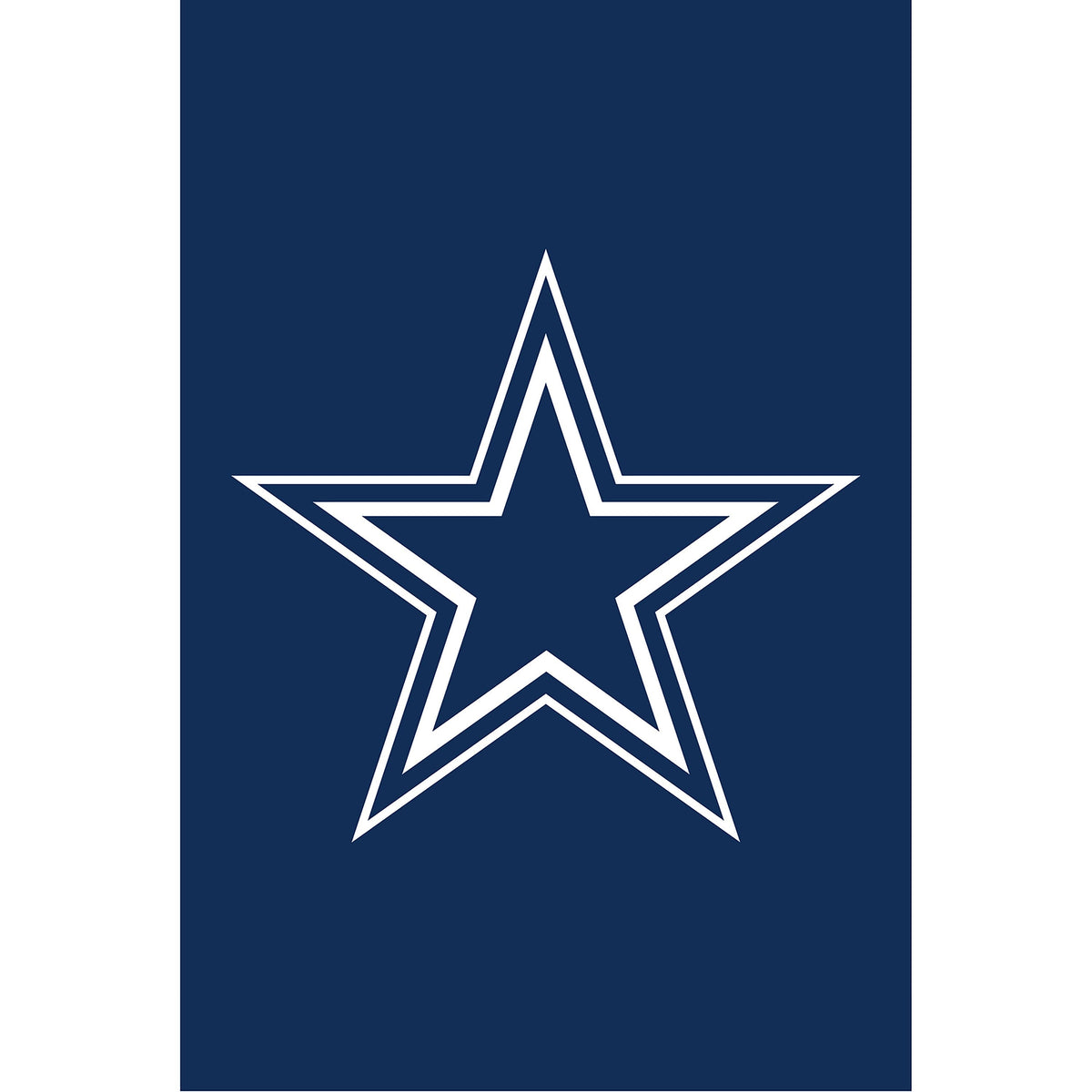 Applique Flag, Gar., Dallas Cowboys