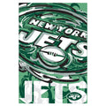 New York Jets Justin Patten Logo Suede Garden Flag