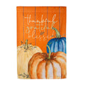 Thankful, Grateful, and Blessed Suede House Flags