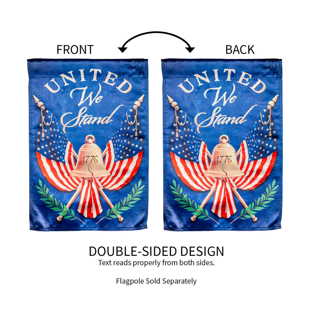 United We Stand Garden Lustre Flag, SNL