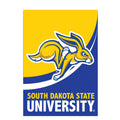 South Dakota State University Burlap Flag House Size
