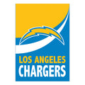 Los Angeles Chargers Burlap Flag House Size