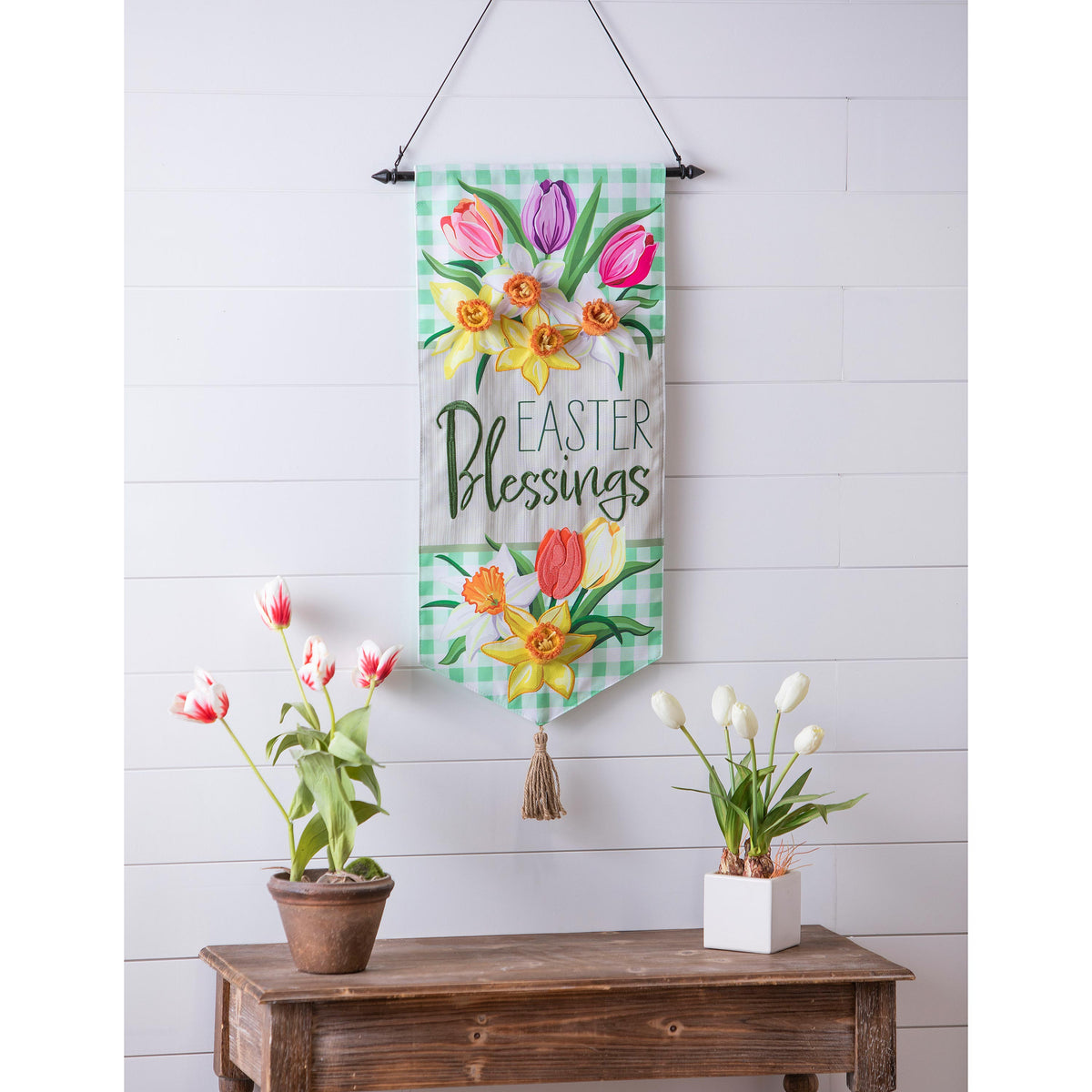 Easter Blessings Everlasting Impression Garden Flag