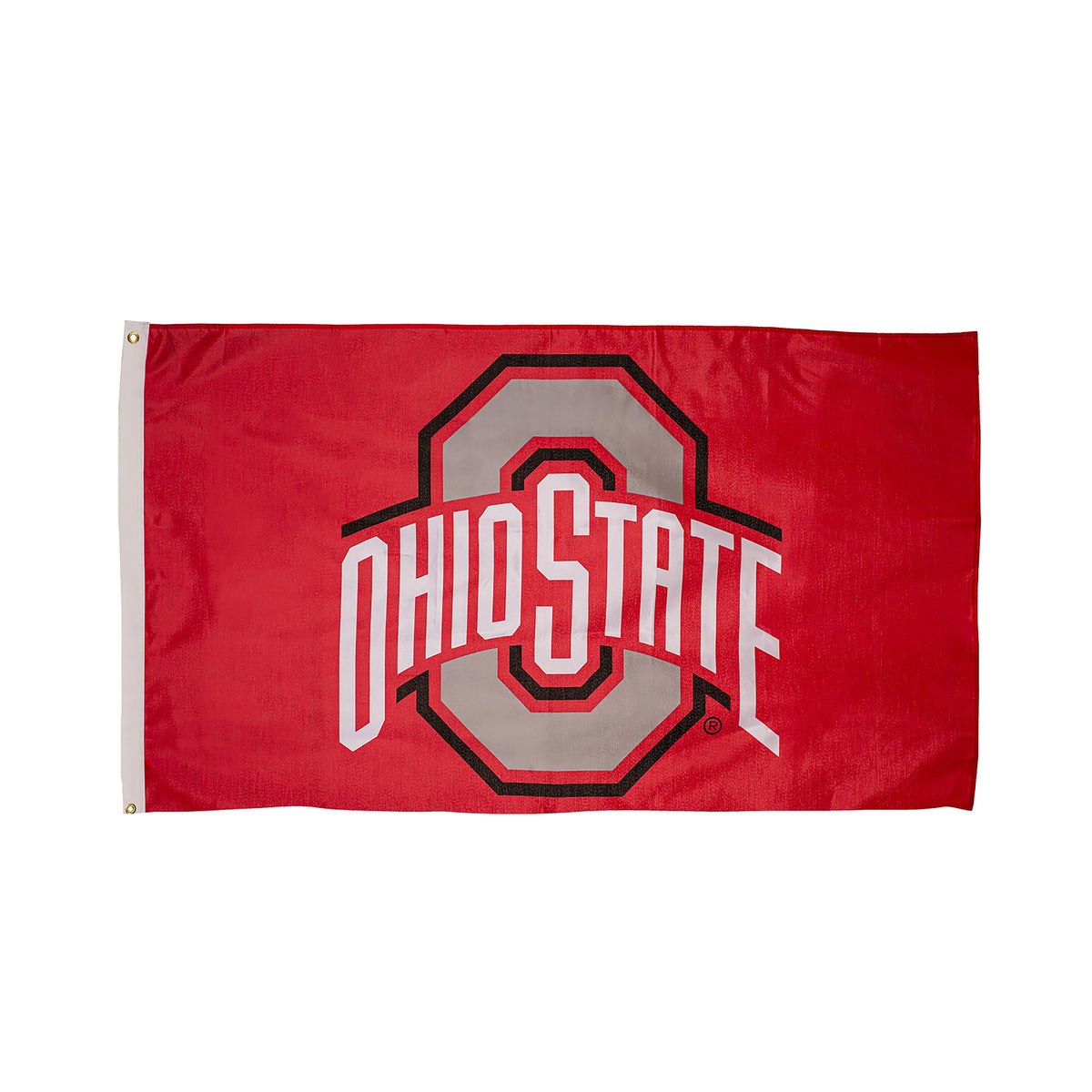 Ohio State University Single Sided Flag with 2 Grommets, 3'x5'