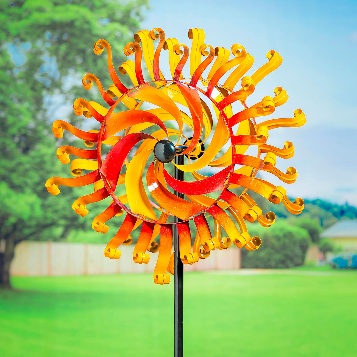 75"H Wind Spinner, Sunshine Bliss
