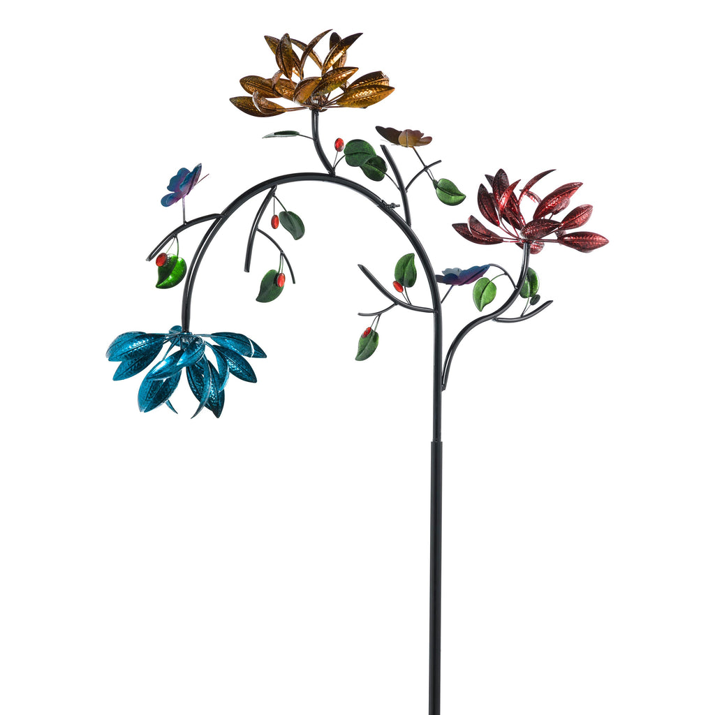 91"H Wind Spinner, Spinner Flowers