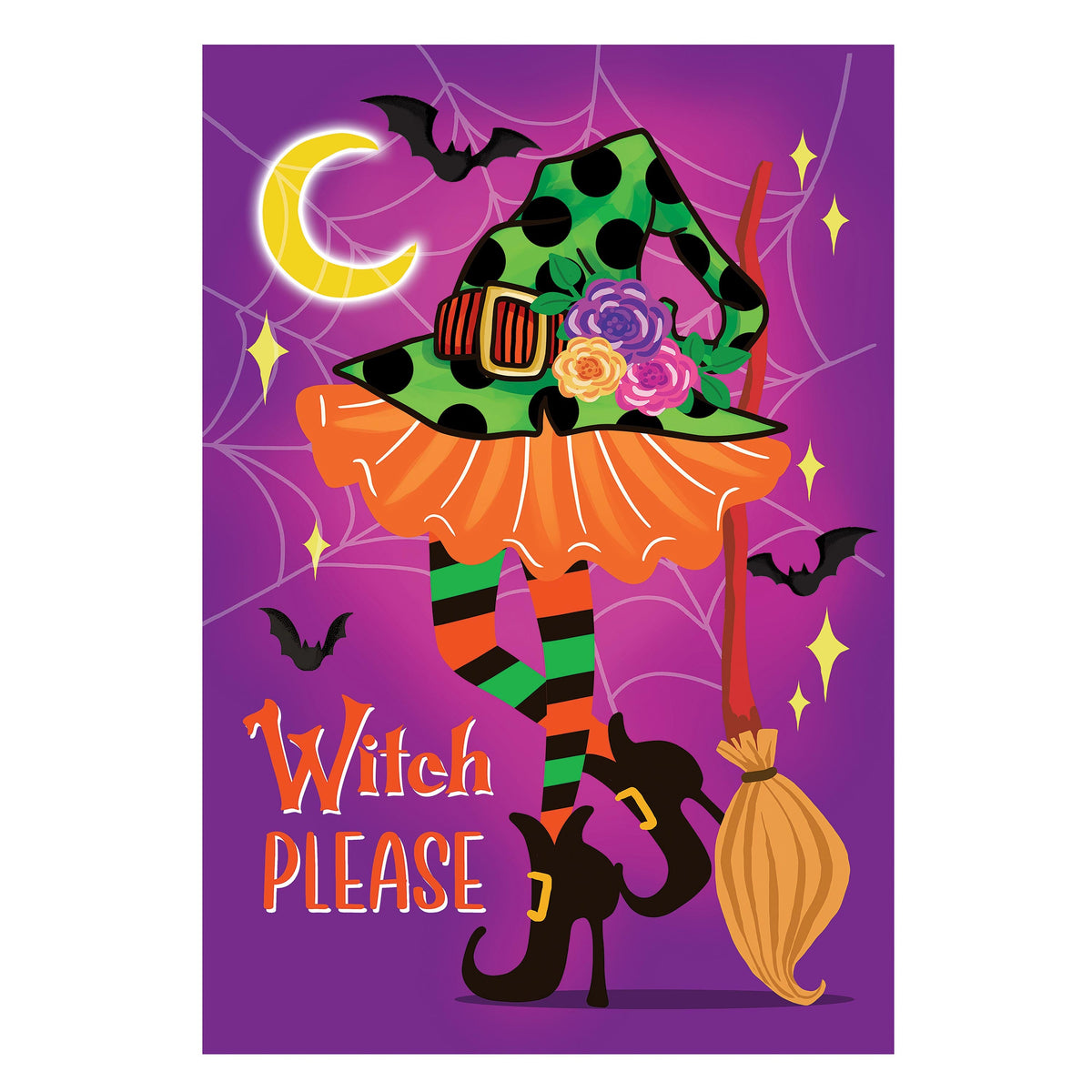 Witchy Please Suede House Flag