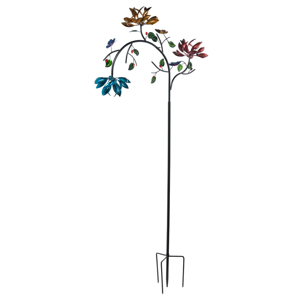 91"H Wind Spinner, Spinner Flowers