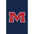 University of Mississippi Applique Garden Flag