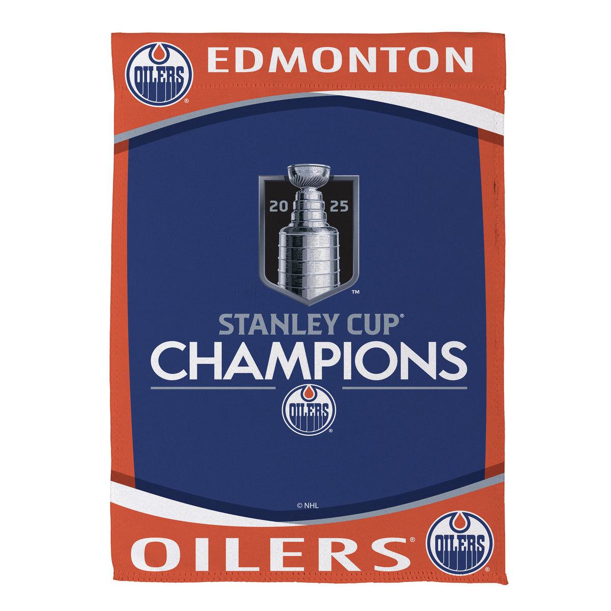 Edmonton Oilers, Stanley Cup 2025 Champions Flag, GDN