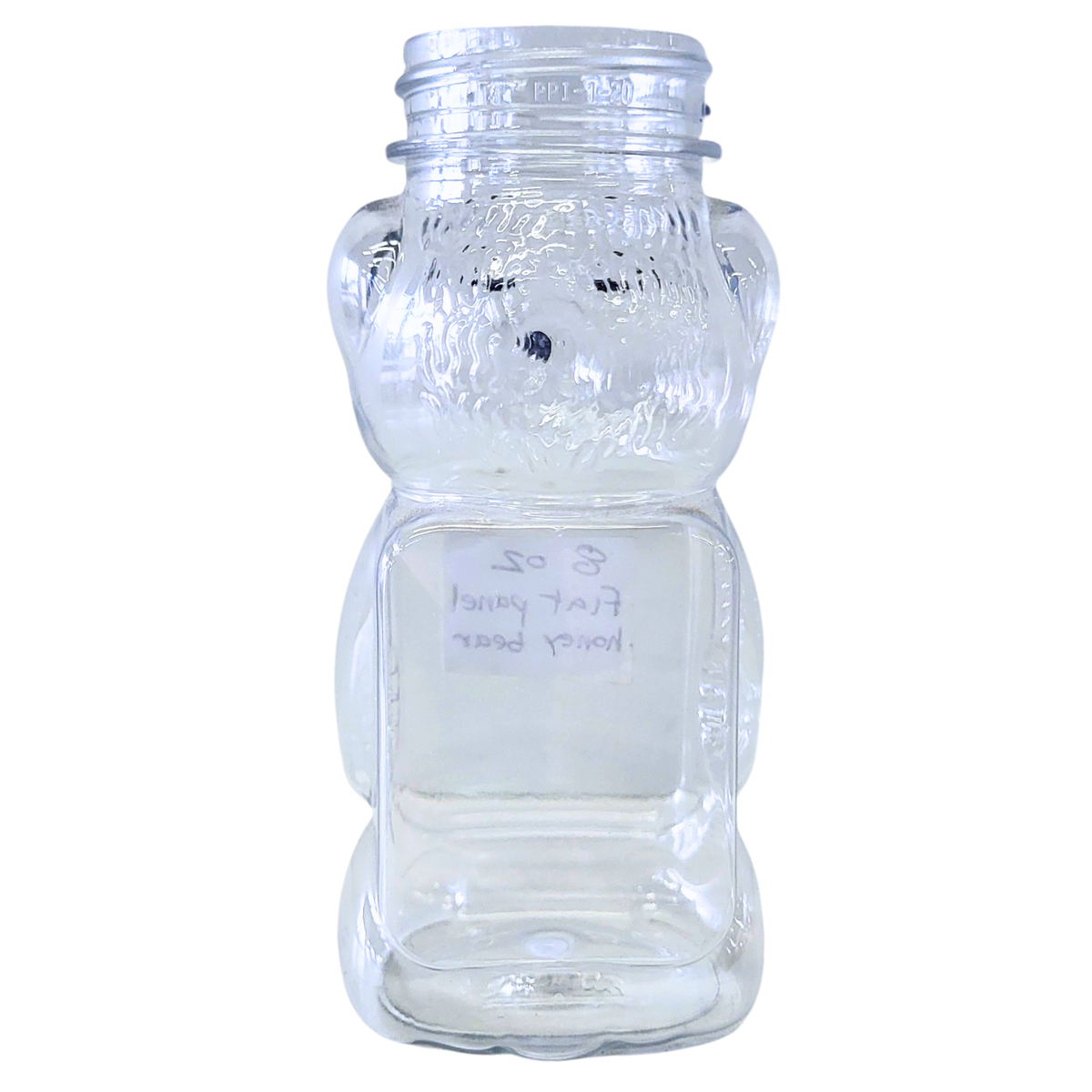 8 oz Plastic Flat Panel Honey Bears