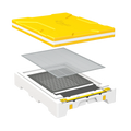 HiveIQ Base & Lid Kit w/ Queen Excluder