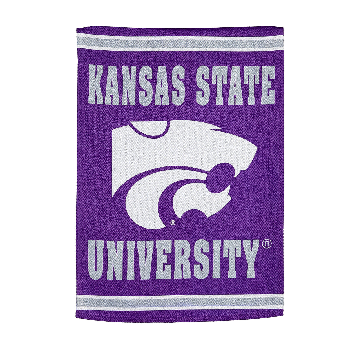 Embossed Suede Flag, GDN Size, Kansas State University