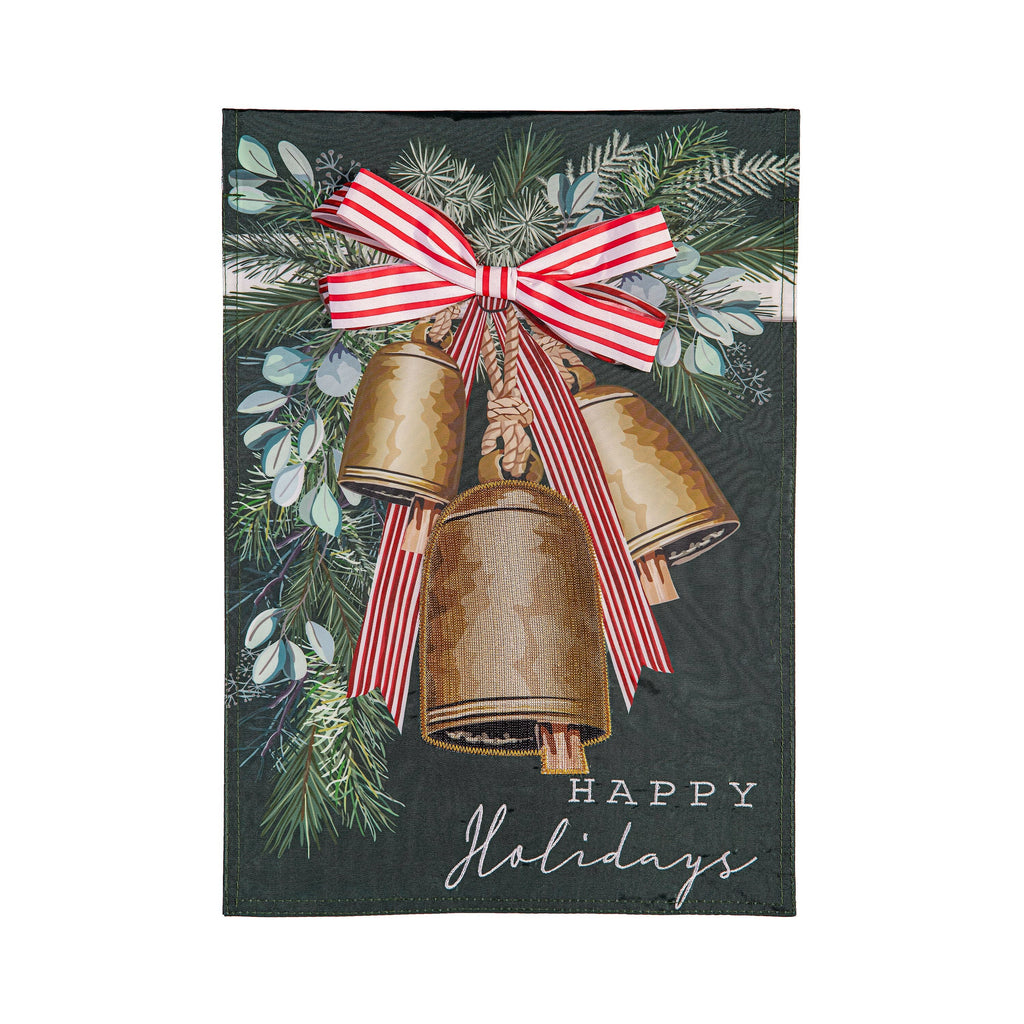 Golden Bells Applique Garden Flag