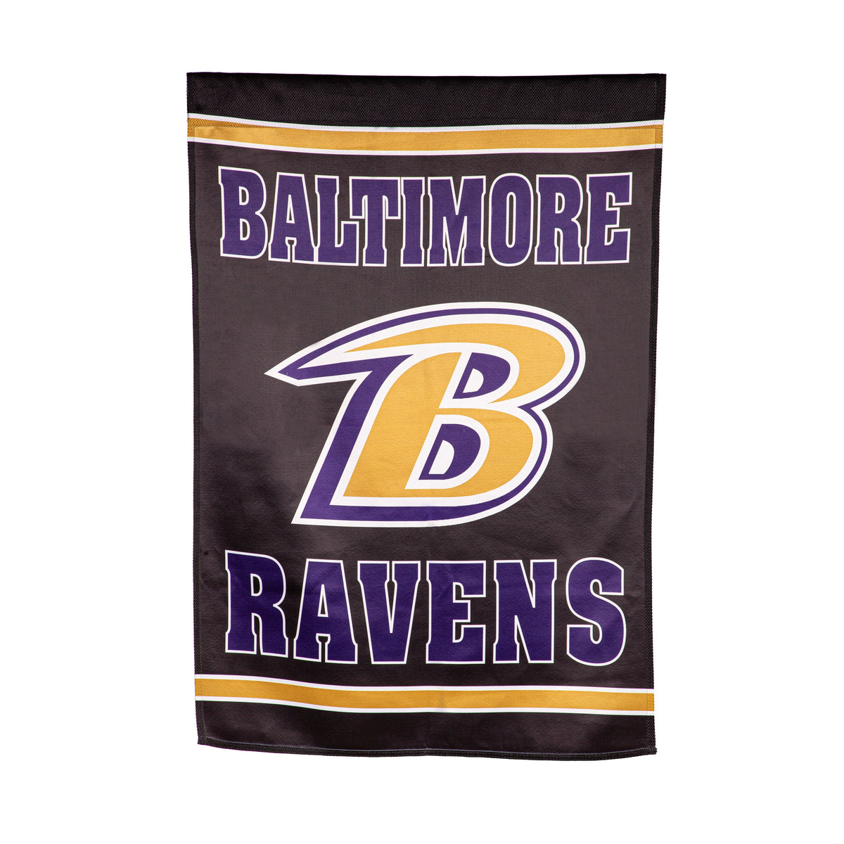 Embossed Suede Flag, House Size, Baltimore Ravens