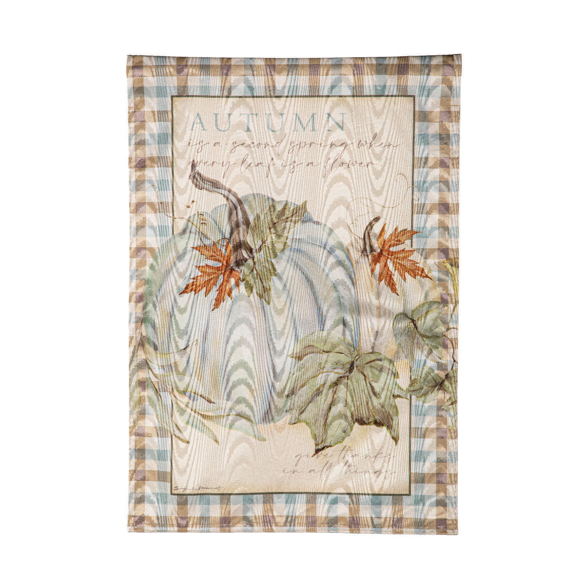 Autumn Harvest Moire Garden Flags