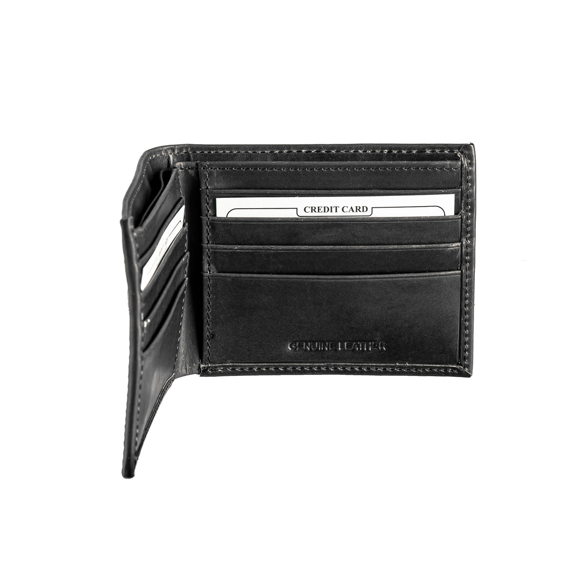 Bi-Fold Wallet, Black, South Carolina State Flag Logo