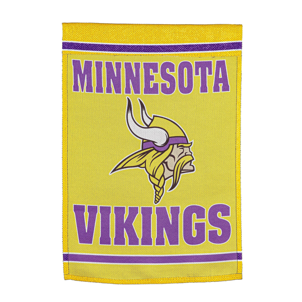 Embossed Suede Flag, GDN Size, Minnesota Vikings