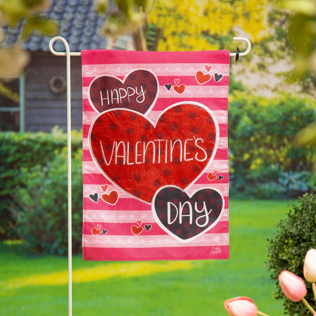 Spring is in the Air Linen Garden Flag