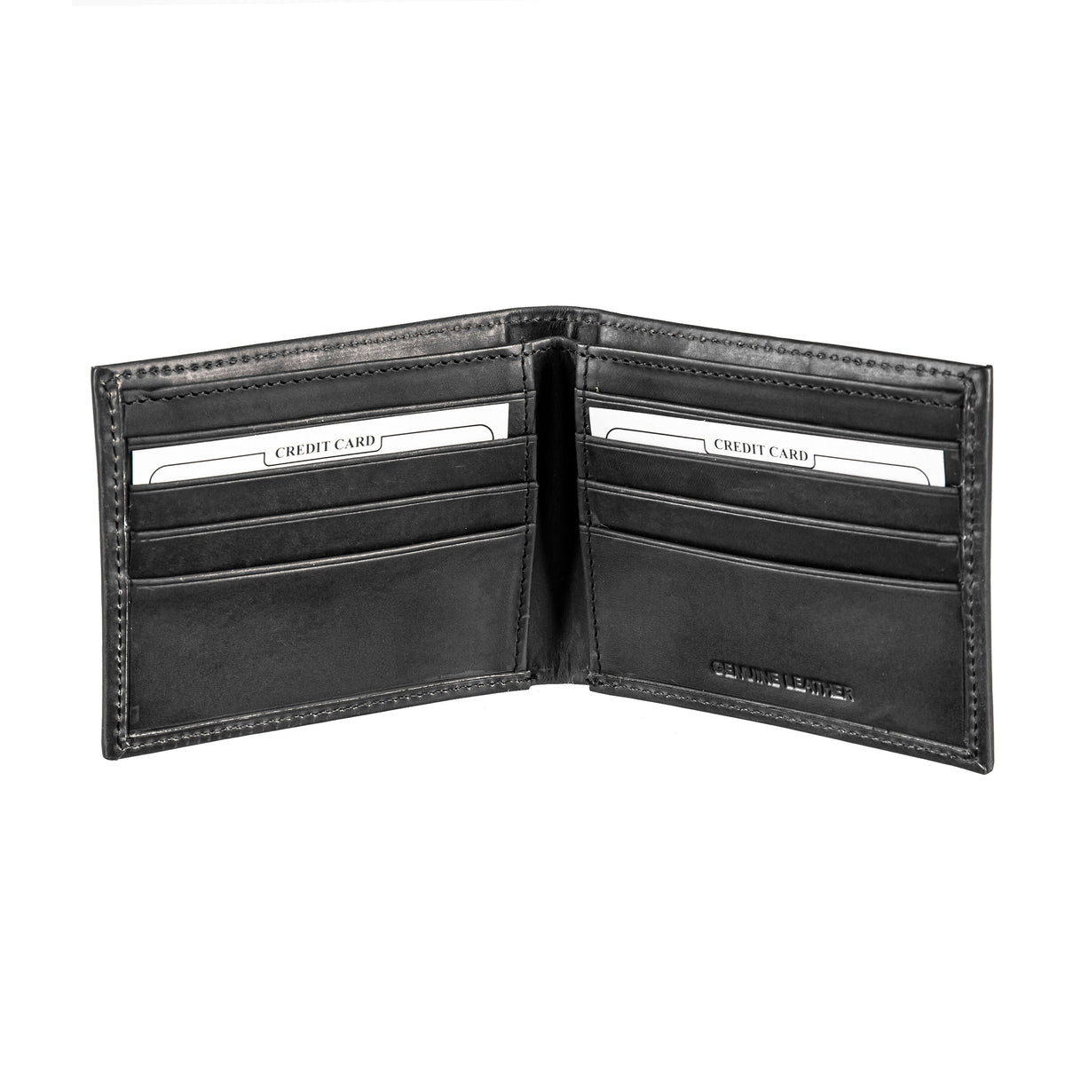 Bi-Fold Wallet, Black, South Carolina State Flag Logo