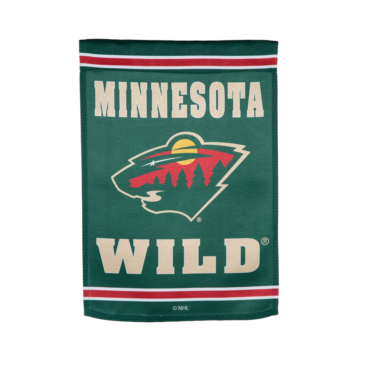 Embossed Suede Flag, GDN Size, Minnesota Wild